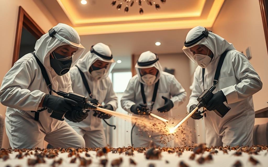 مكافحة حشرات سريعة بالاحساء | رش مبيدات فوري للمنازل مع الضمان