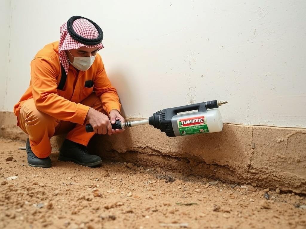 مكافحة النمل الأبيض في منزل بالاحساء